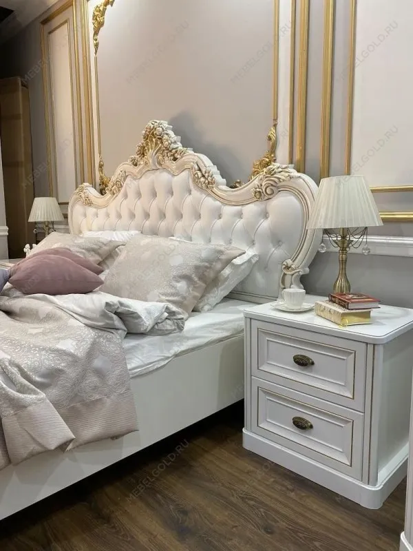 Тумба прикроватная Натали белый глянец | изображение 3