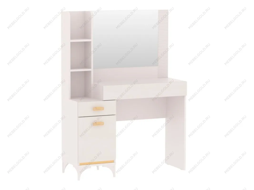 Столик туалетный, Сиде (1000*373*1372) Белый, 12914