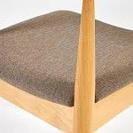 Стул мягкое сидение BULL Натуральный + Коричневый | изображение 2