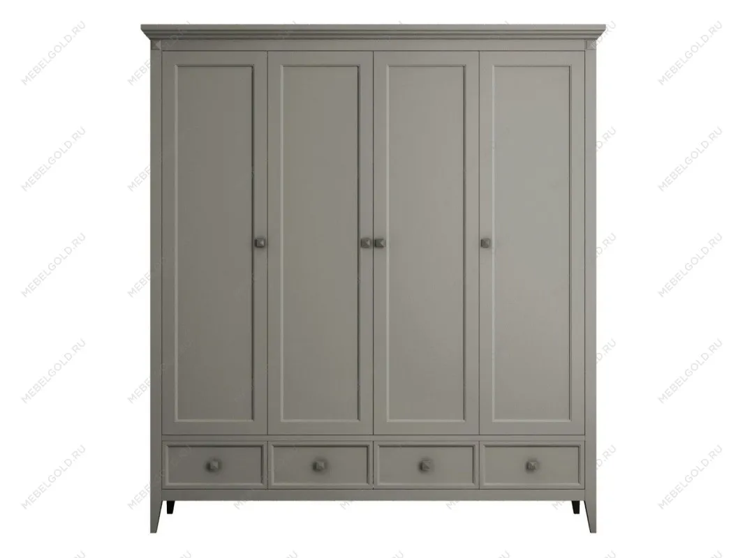 Шкаф четырехстворчатый Manhattan (Серый)
