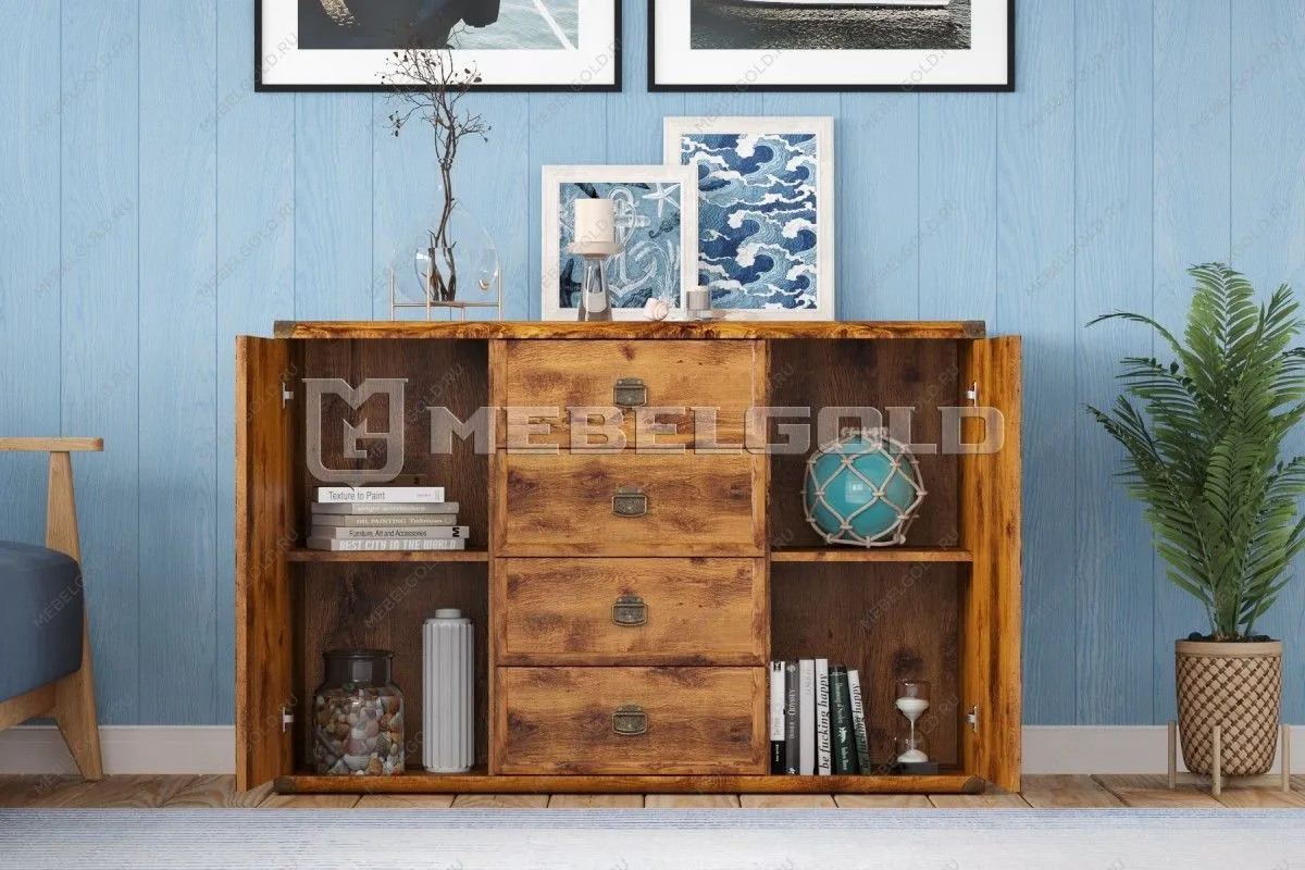 Тумба Индиана JKOM2D4S дуб саттер | изображение 3