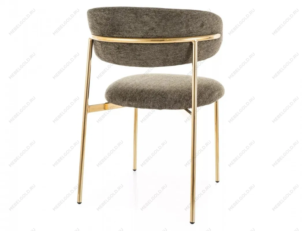 Стул кухонный Signal ELTON Raven 78 (оливковый/золотой) | изображение 3