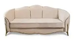 Диван Лара 3х местный бежевый золото | изображение 1