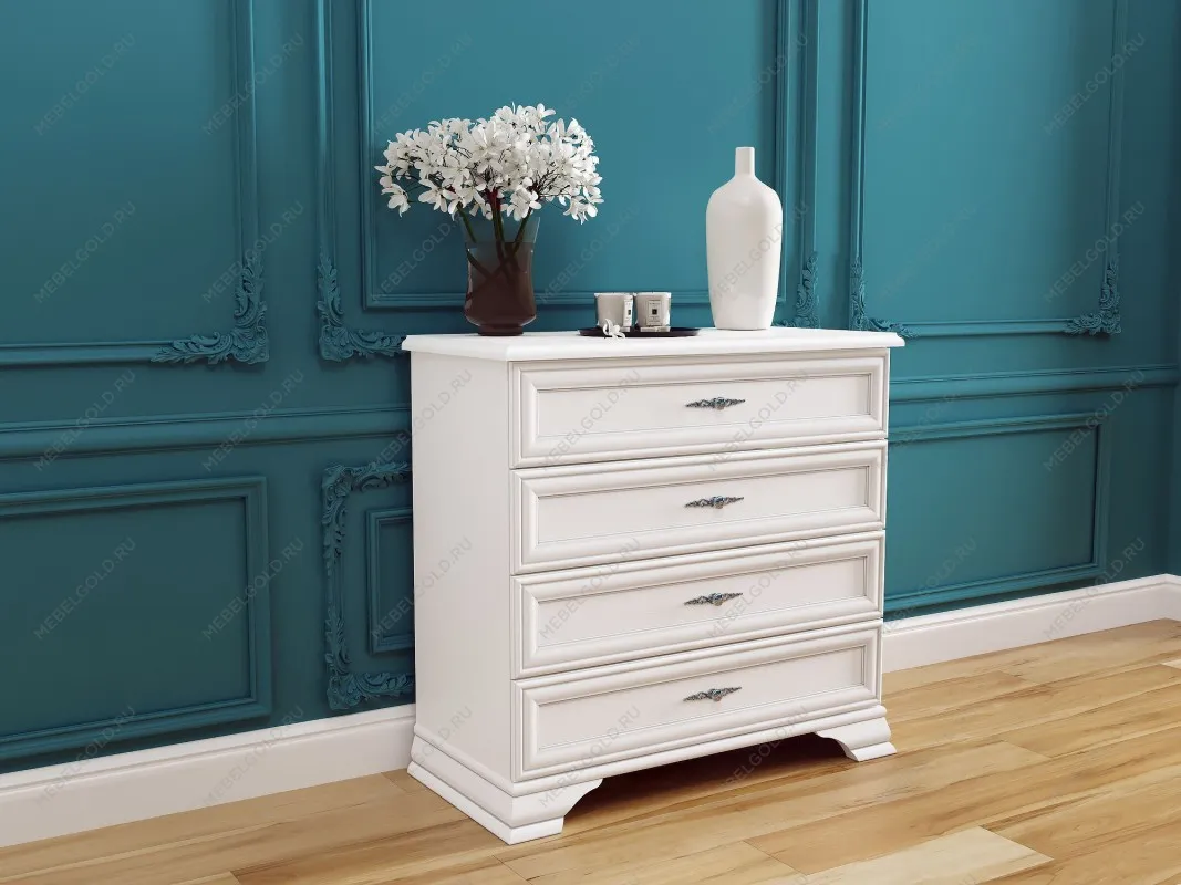 Комод Кентаки KOM4S белый | изображение 2