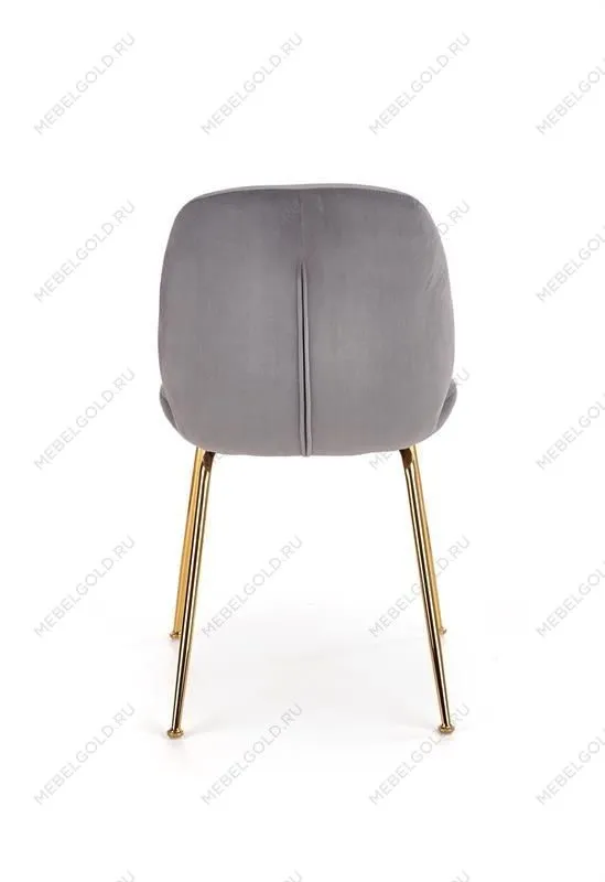 Стул кухонный Halmar K381 (серый/золотой) | изображение 2