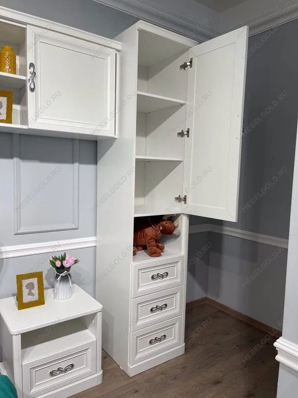 Спальня детская Мишель белый матовый | изображение 19