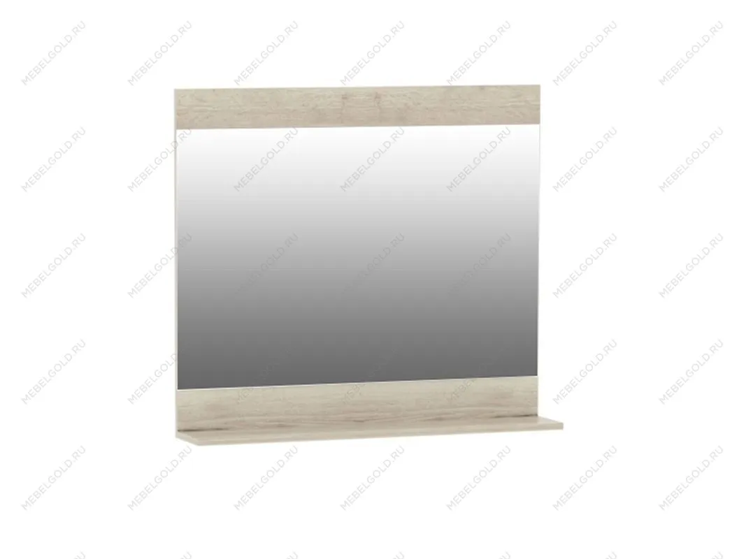Зеркало 900 ПМ-8, Мале (900*166*800) Дуб галифакс белый, 50507