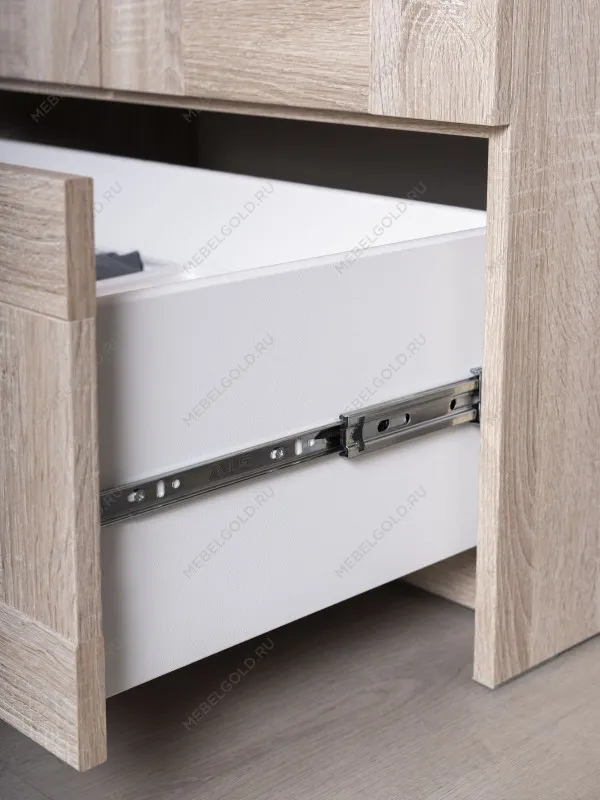 Шкаф Сириус узкий, с выдвижной вешалкой, 2 двери и 1 ящик, 78х41х190 см, дуб сонома | изображение 7