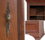 Шкаф с витриной Кентаки REG1W1S каштан - Выставка м. Марьина роща | изображение 3