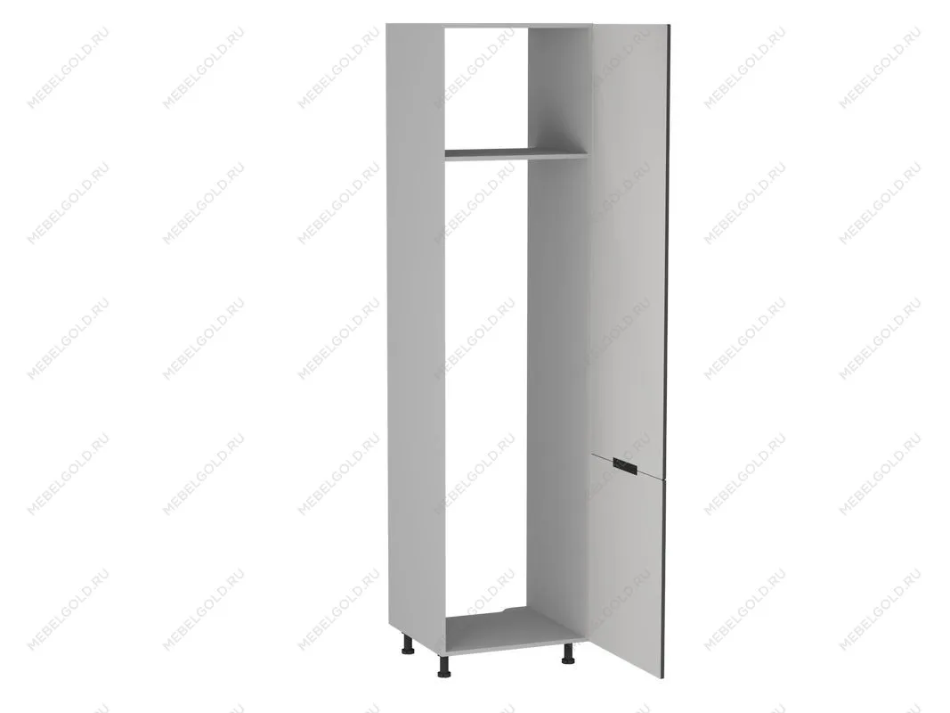 Шкаф-пенал 960 ПХ-60, Ватель (600*566*2406) Экокожа Серый, 23337 | изображение 1