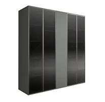 Шкаф 5-ти дв. Bogemia Air (Серый/Серебро) БМШ2/5(4)