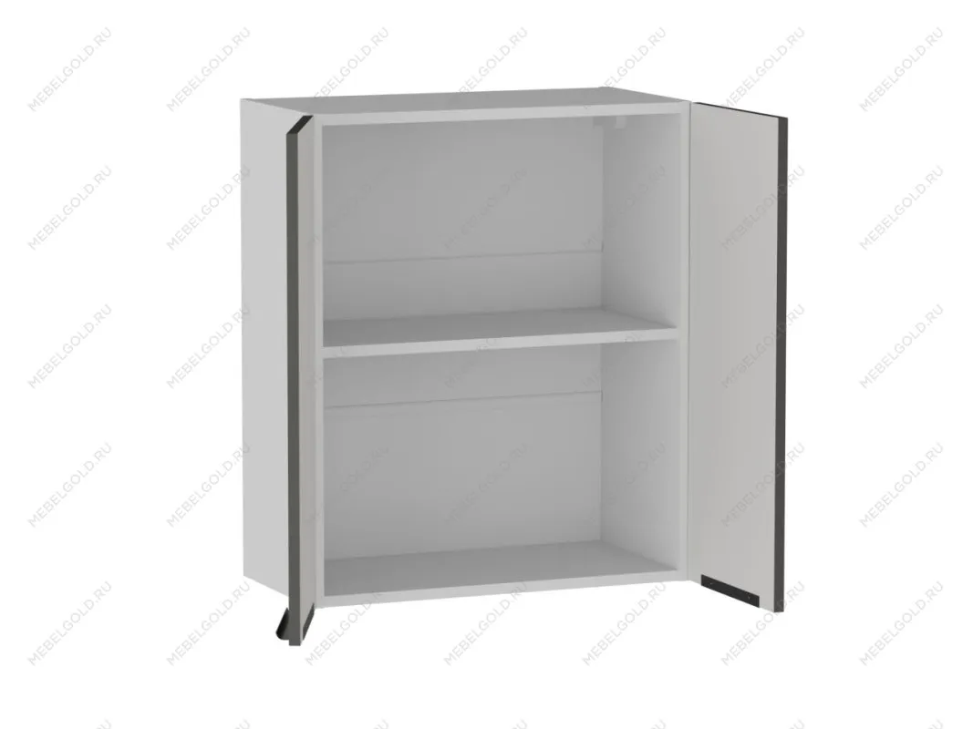 Шкаф ШГ-60 2-х дверный, Ватель (600*316*720) Экокожа Серый, 24546 | изображение 1