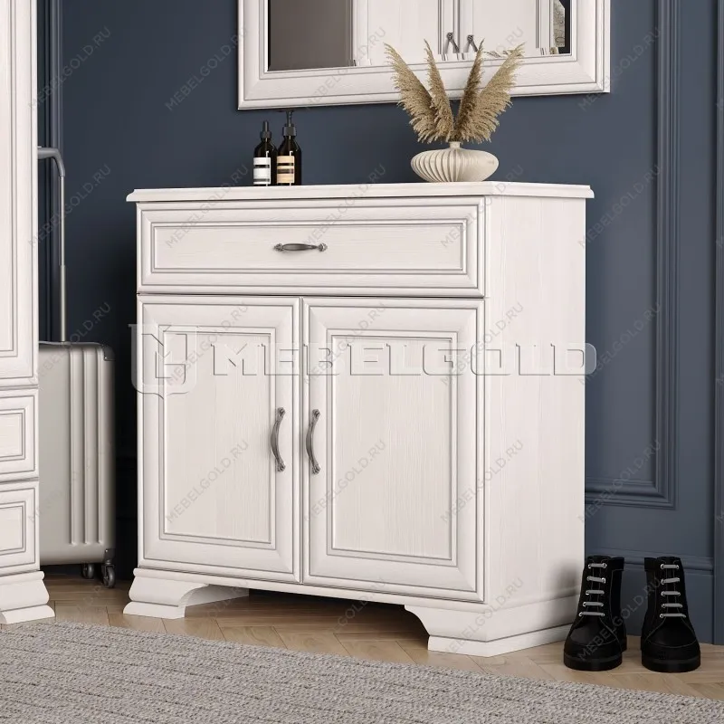 Тумба Тиффани 2D1S вудлайн кремовый | изображение 2