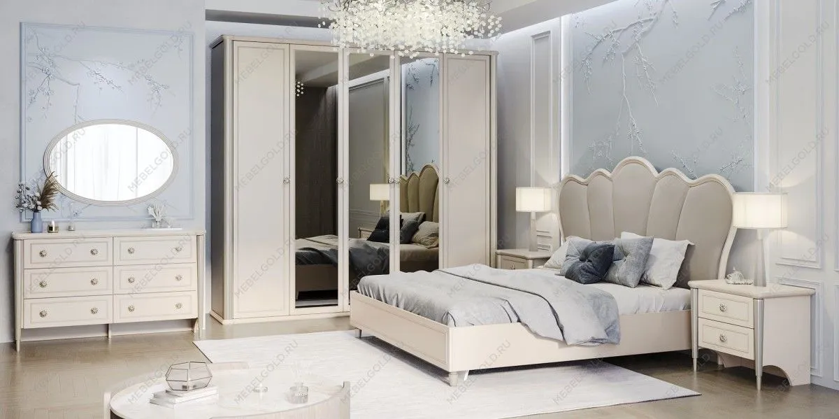 Шкаф Диана 5-дверный бежевый | изображение 5