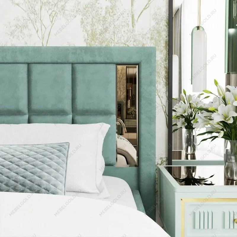 Кровать Замира 180x200 см оливковый | изображение 3