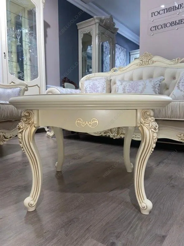 Столик круглый Мона Лиза крем | изображение 3