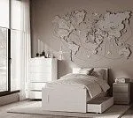 Балашиха - Тумба прикроватная Кастор, 2 ящика, 40х37х49 см, белая | изображение 4