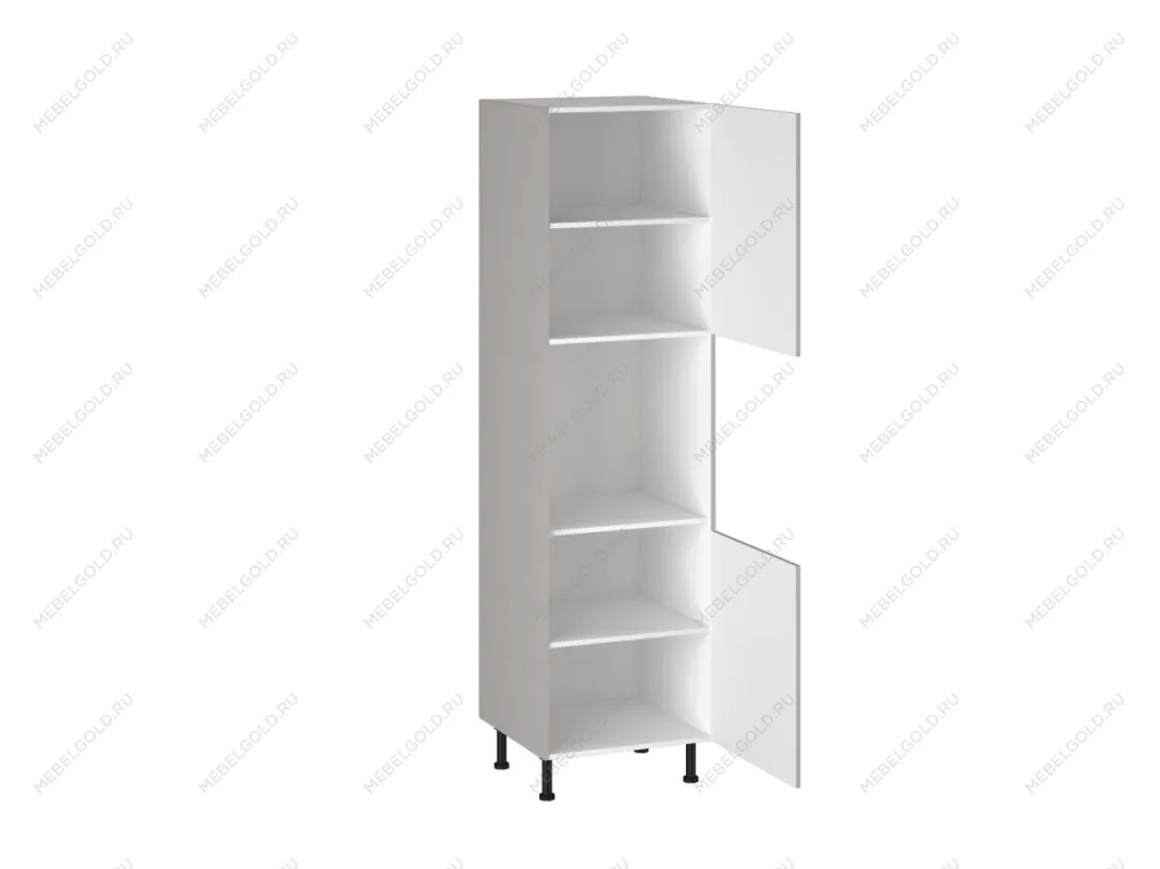 Шкаф-пенал ПГ-60 бока МДФ, Виста (600*586*2216) Экокожа Бежевый, 26473 | изображение 1