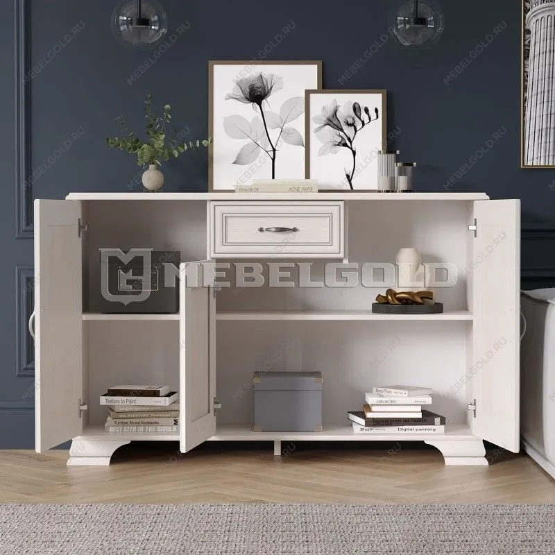 Тумба Тиффани 3D1S вудлайн кремовый | изображение 3