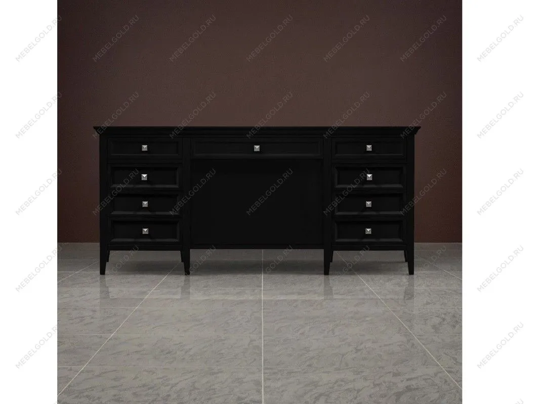 Стол письменный двухтумбовый Manhattan (Черный) | изображение 1