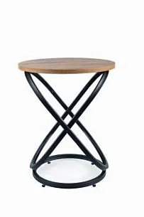 Стол журнальный Signal EOS E (дуб артизан/черный)