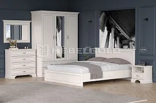 Кровать Тиффани 160 с подъемным механизмом вудлайн кремовый