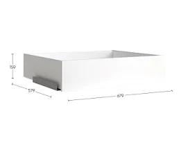 Ящик выдвижной к шкафу МАКС, 68х58х16 см, серый