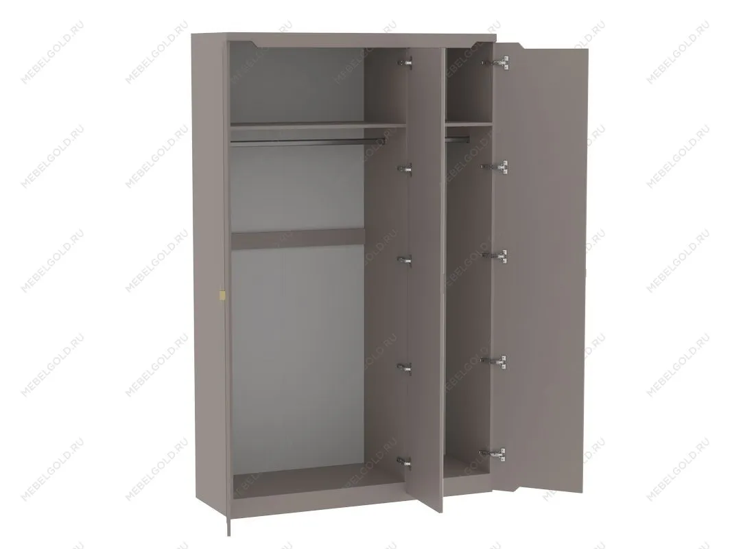 Шкаф 3-дверный, Сиде (1410*523*2304) Мокко, 12610 | изображение 1