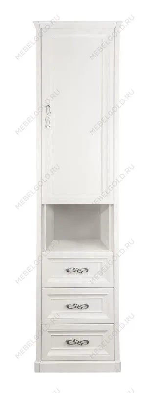 Шкаф детский Мишель 1-ств без зеркал белый матовый | изображение 1
