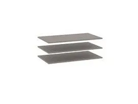 Доп. полки в шкаф 3-х и 5-ти дверный, Сиде (906*490*16) Мокко, 12615