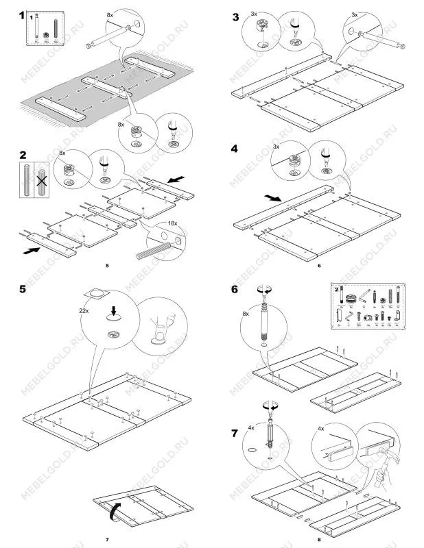 Кровать двуспальная Сириус, 160х200 см, дуб сонома | изображение 23