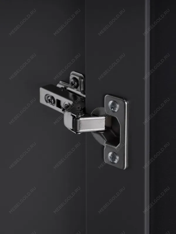 Шкаф с витриной Сага, 90х41х215 см, серый/ясень | изображение 6