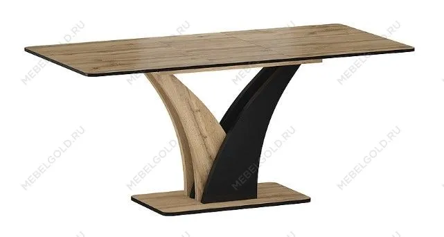 Стол обеденный Signal VENTO раскладной (дуб артизан/черный)