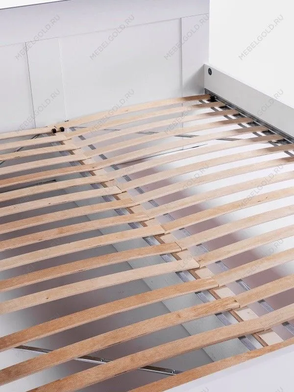 Кровать двуспальная Сириус, 180х200 см, белая | изображение 14