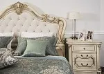 Кровать Мона Лиза 180х200 см с мягким изголовьем крем | изображение 2