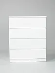 Комод Варма, 4 ящика, 80х100х40 см, эмаль белая | изображение 14