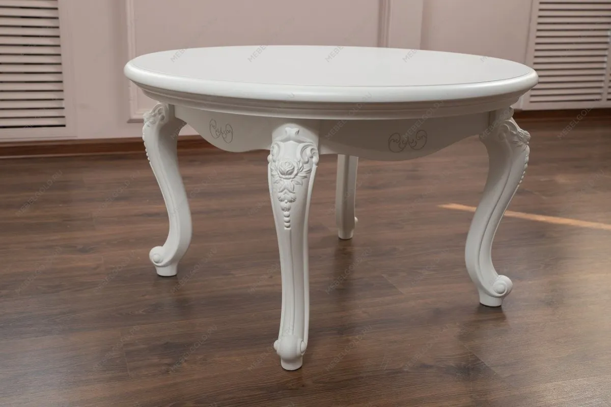 Столик круглый Мишель белый матовый | изображение 2