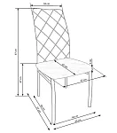 Стул кухонный Halmar K309 (бежевый/хром) | изображение 7