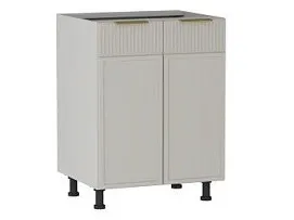 Стол 2-х дверный С-60, Берта (600*528*820) Светлый Мокко, 22915