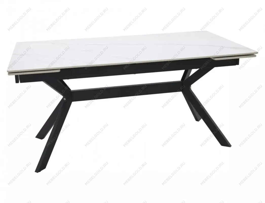 Стол обеденный Signal IMPERIA 160 (белый/черный)