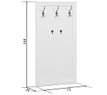 Вешалка Кентаки WIE/75 белый | изображение 2