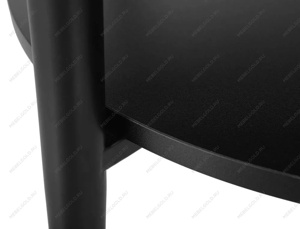 Стол журнальный Signal ELLA A (эффект белого мрамора/черный) 80/45 | изображение 2