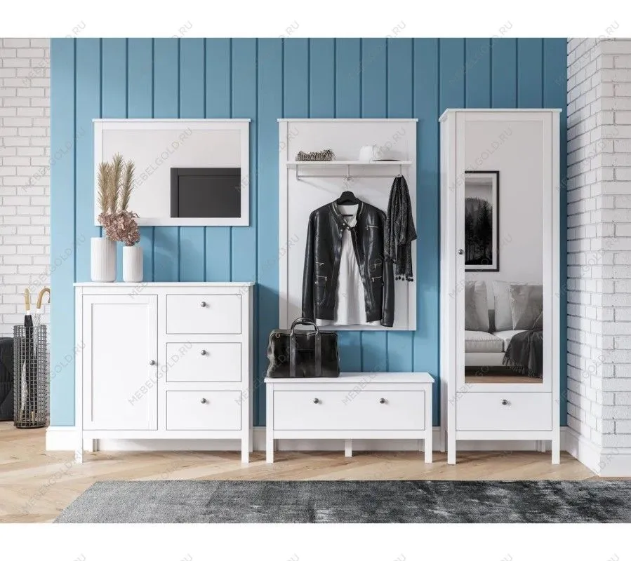 Обувница Ева (Хельга) KOM1K/90 белый | изображение 7