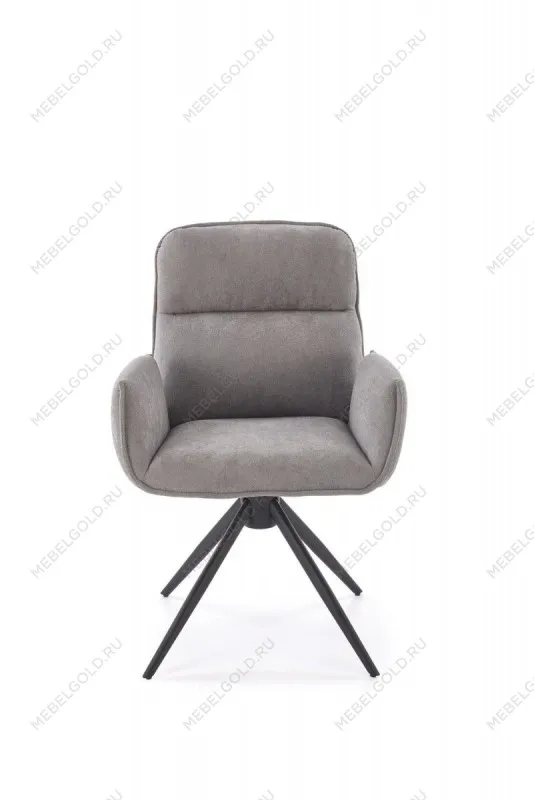 Стул кухонный Halmar K574 поворотный (серый/черный) | изображение 4