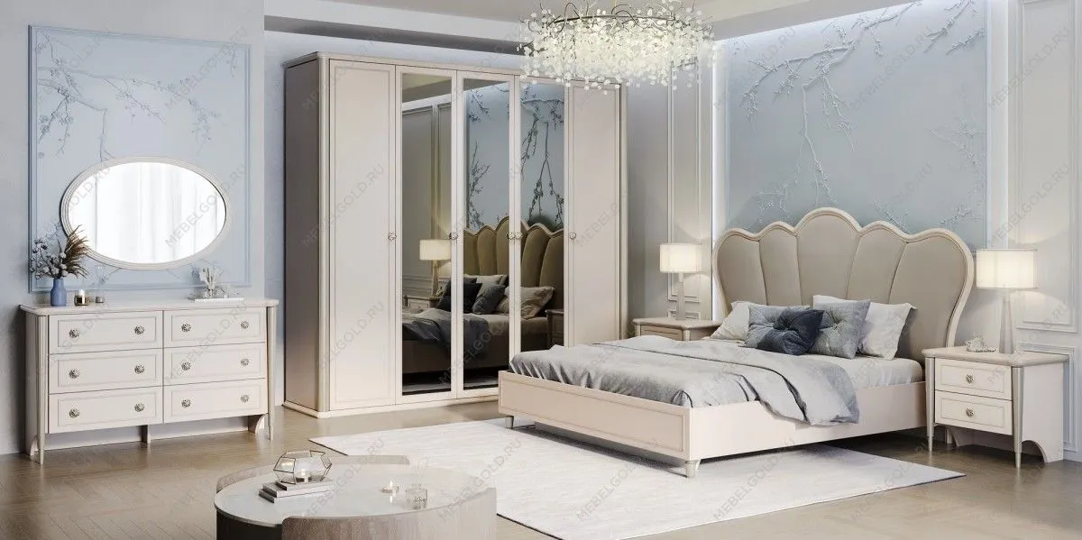 Шкаф Диана 5-дверный бежевый | изображение 4