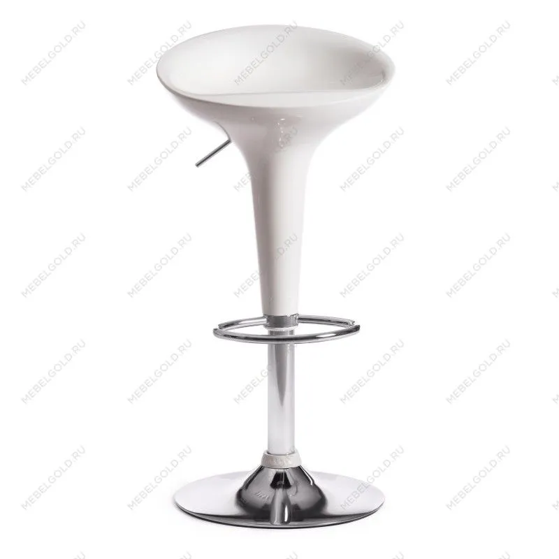 Стул барный NAIL (mod. KY801) белый/хром | изображение 3