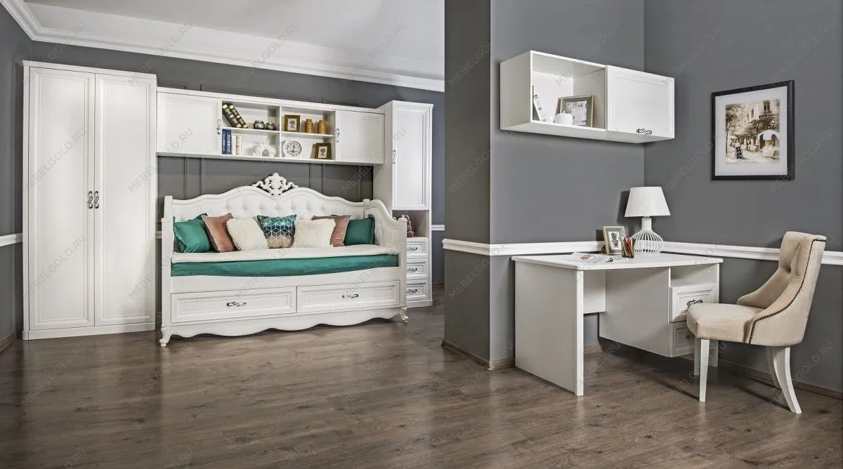 Диван кровать Мишель белый матовый | изображение 6