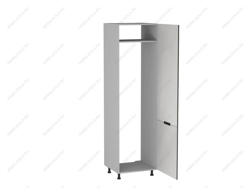 Шкаф-пенал ПХ-60, Ватель (600*566*2166) Экокожа Серый, 23332 | изображение 1