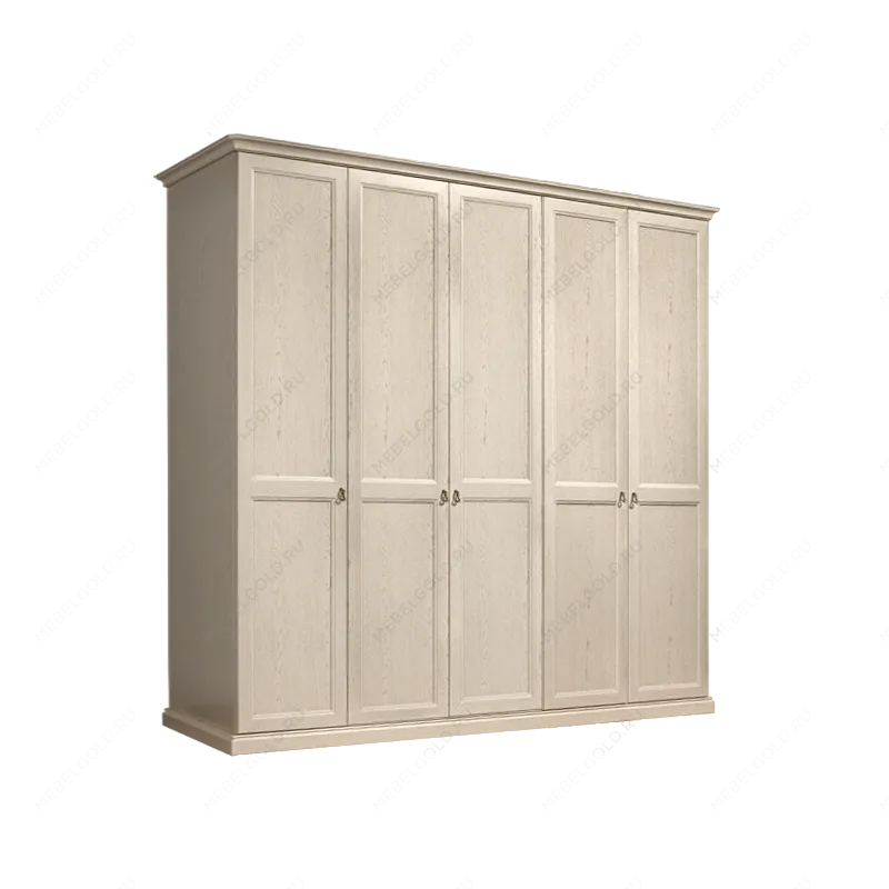 Шкаф 5-и дв. (без зеркал) для платья и белья Венеция дуб седан ВНШ2/5