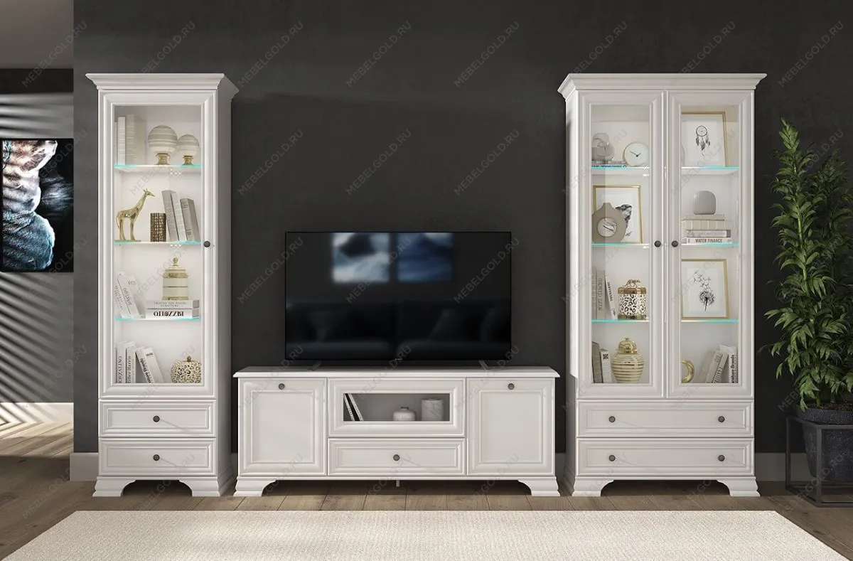 Гостиная Тиффани белый 2